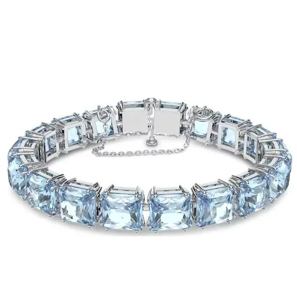 SWAROVSKI MILLENIA BRACELET BLUE SQUARE CUT Cornell's Jewelers Rochester, NY
