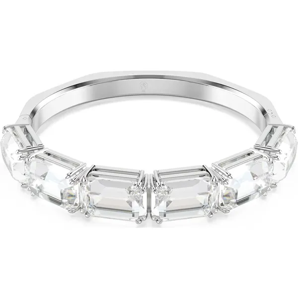 Swarovski Millenia White Crystal Octagon Bangle Cornell's Jewelers Rochester, NY