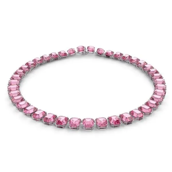 MILLENIA NECKLACE OCTAGON CUT PINK W/ EXTENDER Cornell's Jewelers Rochester, NY
