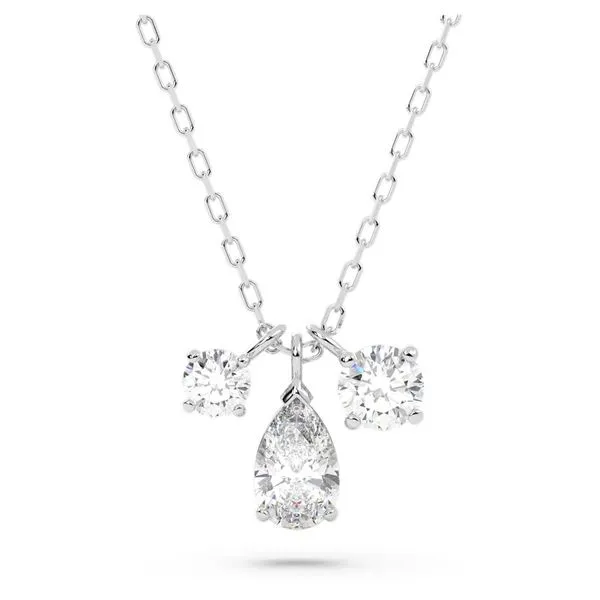 Swarovski Silver-Tone Mesmera Necklace Cornell's Jewelers Rochester, NY