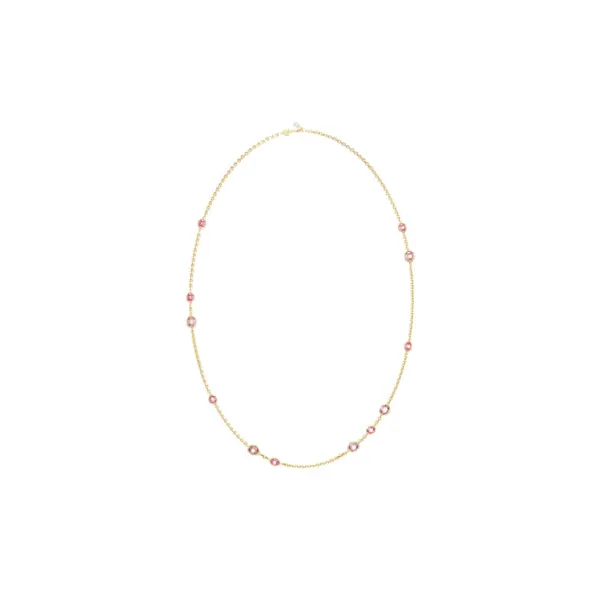 Swarovski Gold-Tone Imber Pink Crystal Strand Cornell's Jewelers Rochester, NY