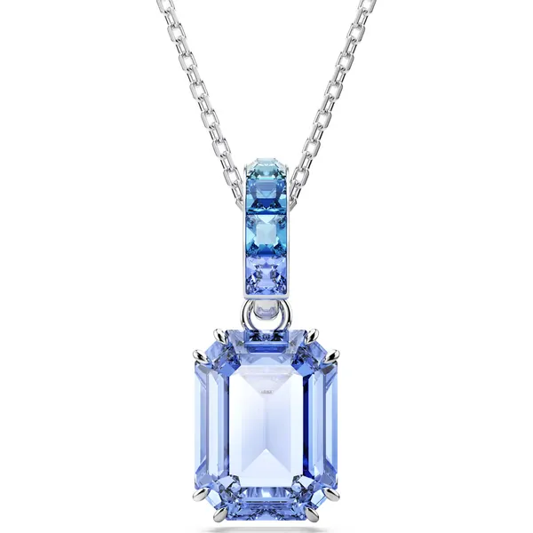 Swarovski Millenia Octagon Cut Blue Crystal Pendant Cornell's Jewelers Rochester, NY
