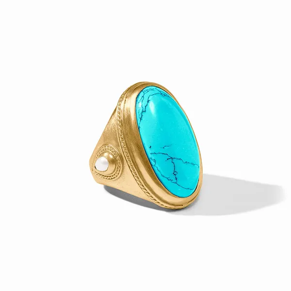 Julie Vos Yellow Tone Cannes Statement Ring Cornell's Jewelers Rochester, NY