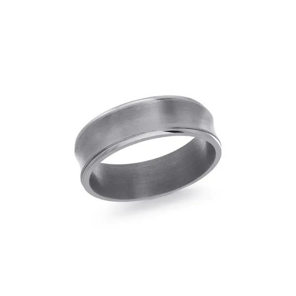 Tantalum Satin Curved Band Cornell's Jewelers Rochester, NY