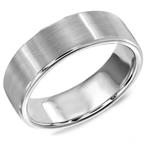 7mm Cobalt White Wedding Band Cornell's Jewelers Rochester, NY