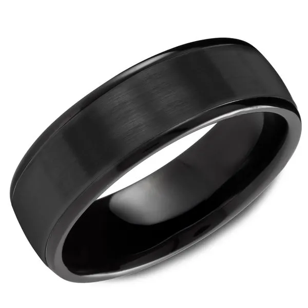 7mm Black Cobalt Wedding Band Cornell's Jewelers Rochester, NY