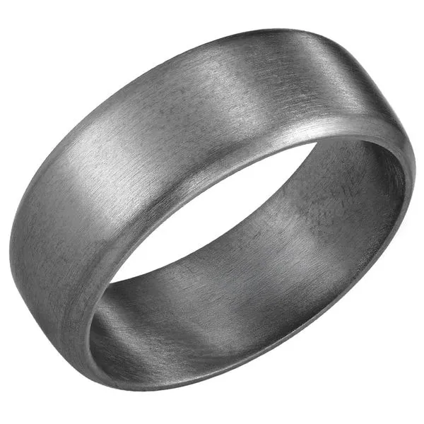 8mm Grey Tantalum Wedding Band Cornell's Jewelers Rochester, NY