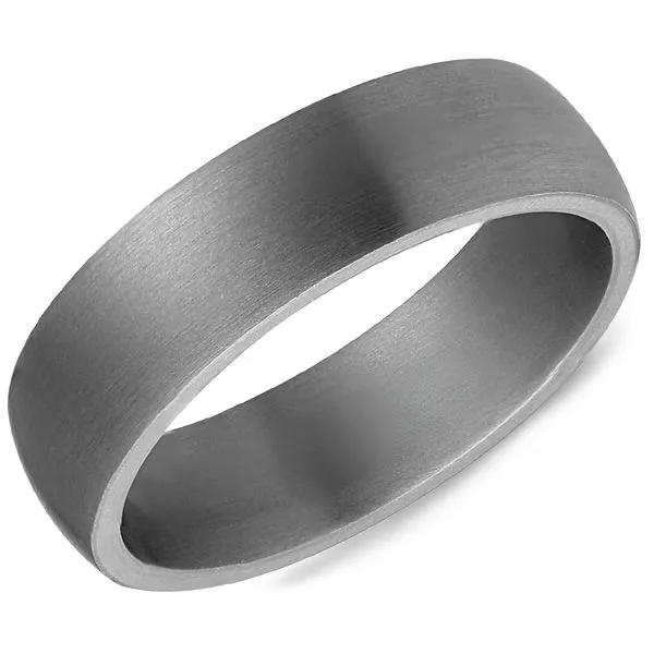 6mm Grey Tantalum Wedding Band Cornell's Jewelers Rochester, NY