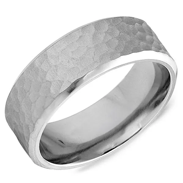 8mm Grey Titanium Wedding Band Cornell's Jewelers Rochester, NY