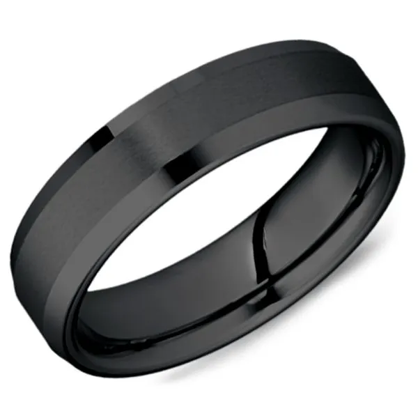 6mm BlackTungsten Wedding Band Cornell's Jewelers Rochester, NY