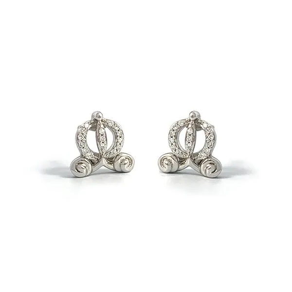 Cinderella Carriage Silver Earrings Coughlin Jewelers St