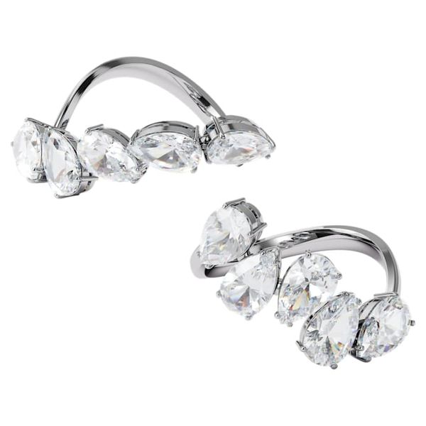 Millenia cocktail ring set, White Rhodium Plated Coughlin Jewelers St. Clair, MI