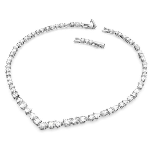 Swarovski Tennis Deluxe Necklace Coughlin Jewelers St. Clair, MI
