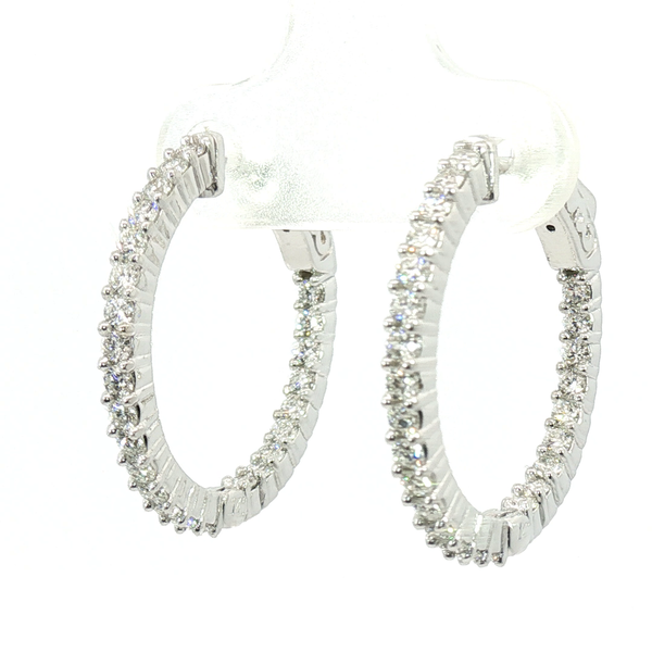 Diamond Earrings Image 2 Cozzi Jewelers Newtown Square, PA