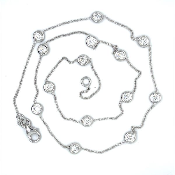 Diamond Necklace Image 3 Cozzi Jewelers Newtown Square, PA