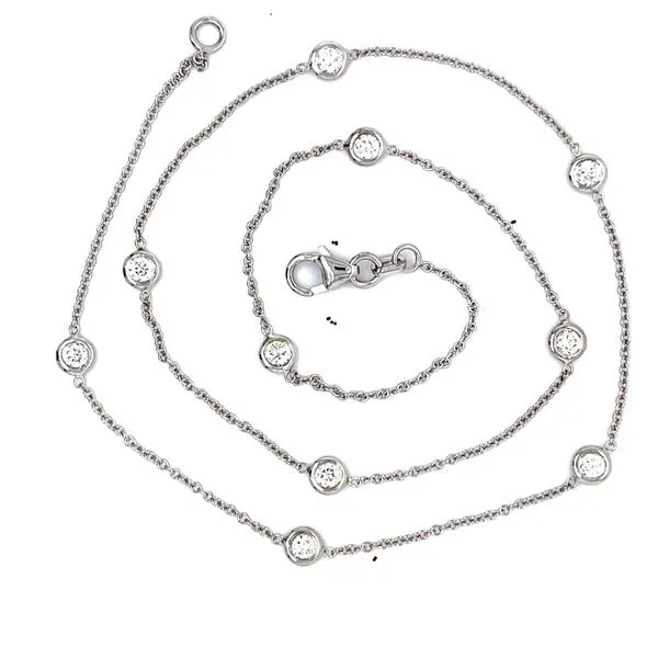 Diamond Necklace Image 2 Cozzi Jewelers Newtown Square, PA