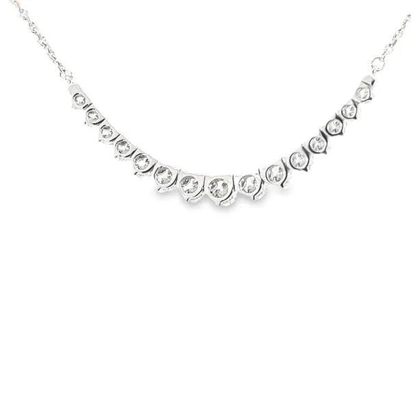 Diamond Necklace Image 5 Cozzi Jewelers Newtown Square, PA