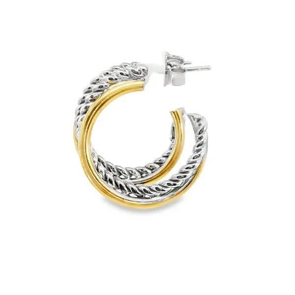 Gold Earrings Image 4 Cozzi Jewelers Newtown Square, PA