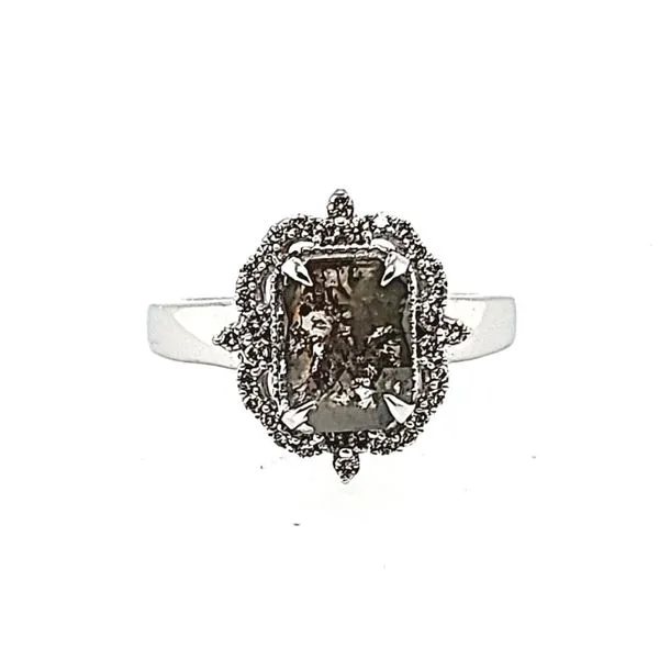 SALT AND PEPPER DIAMOND ENGAGEMENT RING Cravens & Lewis Jewelers Georgetown, KY