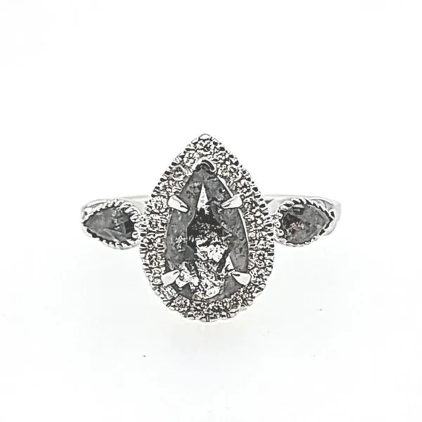 SALT AND PEPPER DIAMOND ENGAGEMENT RING Cravens & Lewis Jewelers Georgetown, KY