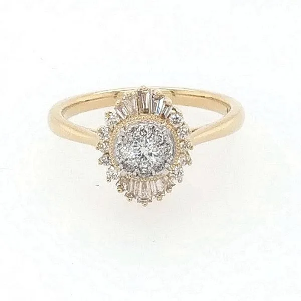 Diamond Cluster Ring Cravens & Lewis Jewelers Georgetown, KY