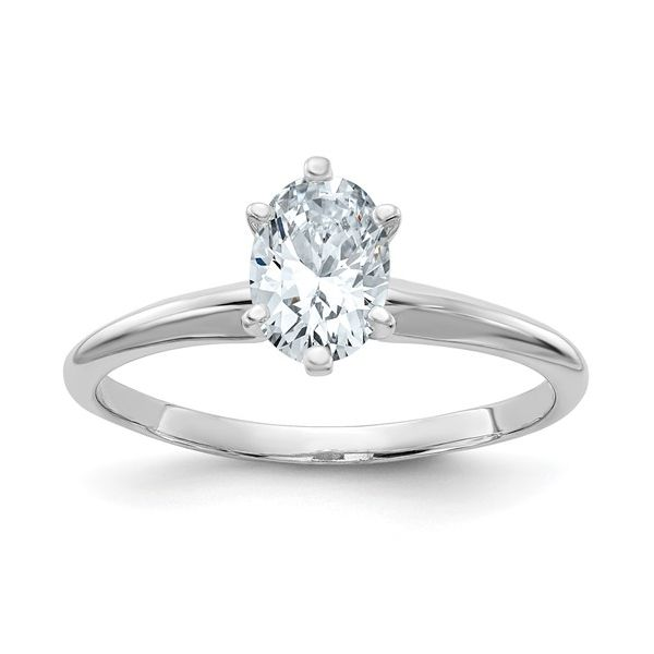 Moissanite Solitaire Ring Cravens & Lewis Jewelers Georgetown, KY