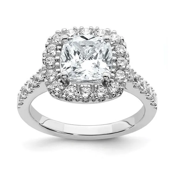 Moissanite Cushion Ring Cravens & Lewis Jewelers Georgetown, KY