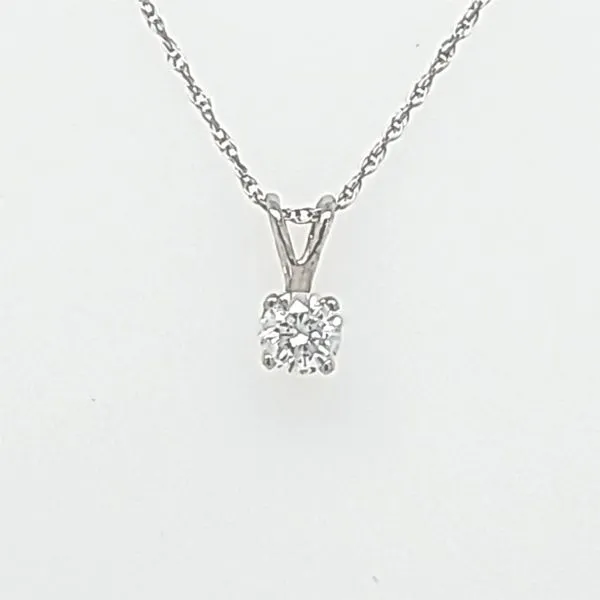 Diamond Solitaire Pendant Cravens & Lewis Jewelers Georgetown, KY