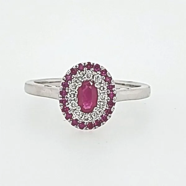 Ruby and Diamond Ring Cravens & Lewis Jewelers Georgetown, KY