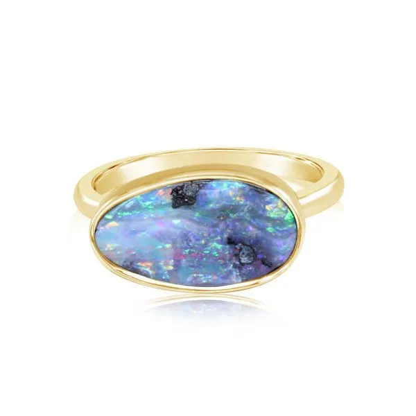 Australian boulder opal shop ring