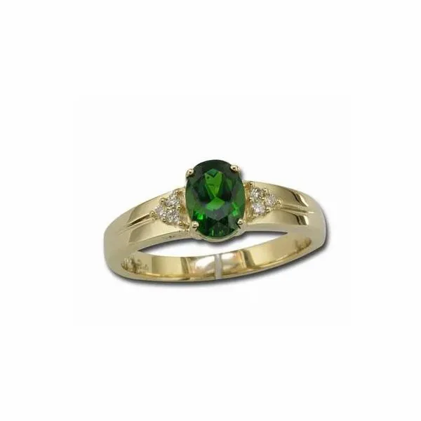 CHROME DIOPSIDE AND DIAMOND RING Cravens & Lewis Jewelers Georgetown, KY