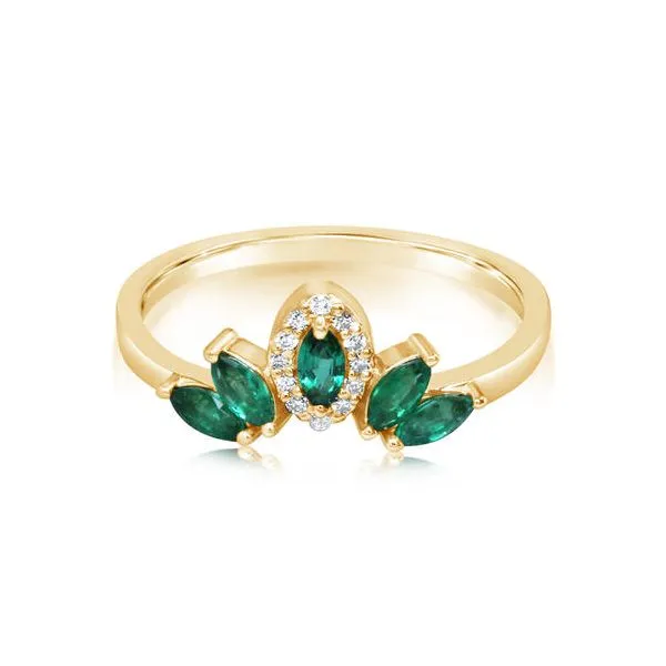 EMERALD AND DIAMOND RING Cravens & Lewis Jewelers Georgetown, KY