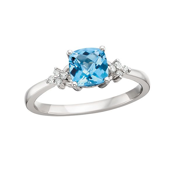 Blue Topaz and Diamond Ring Cravens & Lewis Jewelers Georgetown, KY