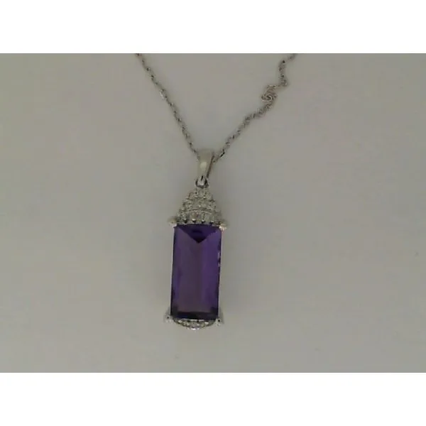 Amethyst and Diamond Pendant Cravens & Lewis Jewelers Georgetown, KY