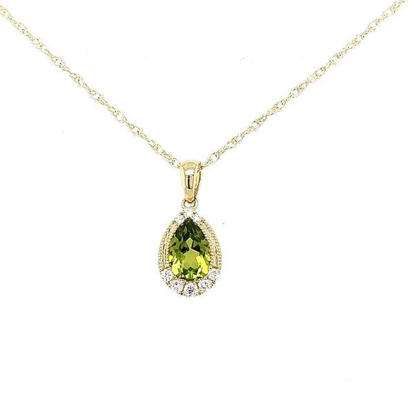 Peridot and Diamond Pendant Cravens & Lewis Jewelers Georgetown, KY