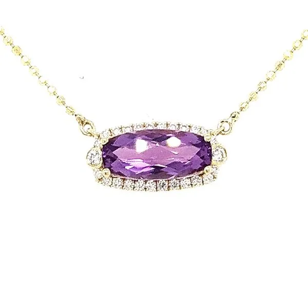 Amethyst and Diamond Pendant Cravens & Lewis Jewelers Georgetown, KY