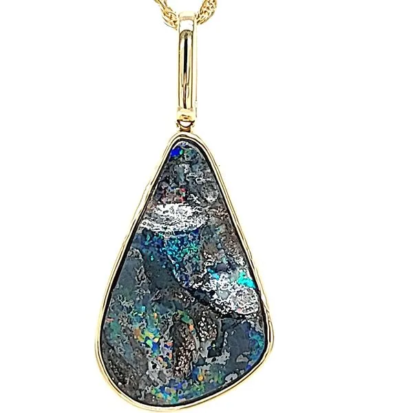 Australian Boulder Opal Pendant Cravens & Lewis Jewelers Georgetown, KY