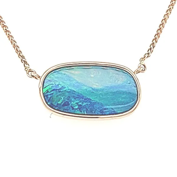 Australian Opal Doublet Pendant Cravens & Lewis Jewelers Georgetown, KY