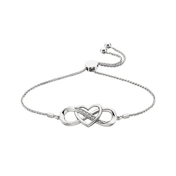 Silver Infinity Heart Bracelet Cravens & Lewis Jewelers Georgetown, KY