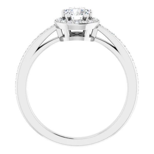 14k Halo Style Engagement Ring Image 2 David Douglas Diamonds & Jewelry Marietta, GA