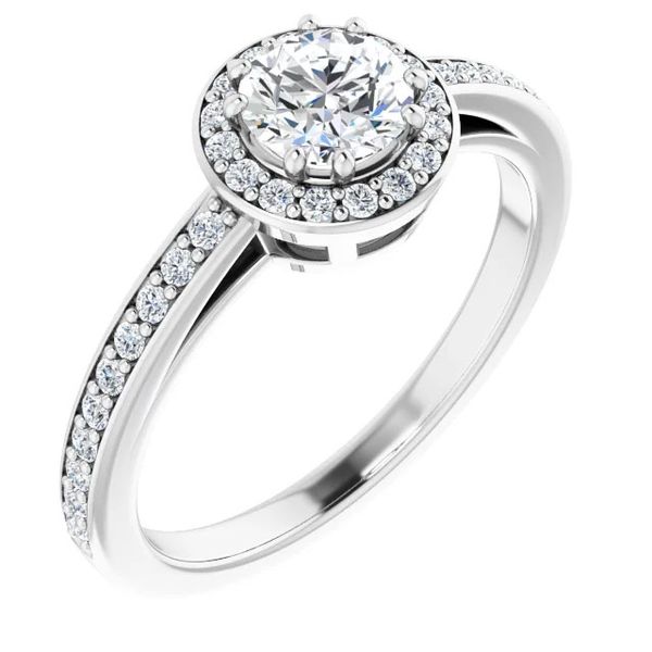 14k Halo Style Engagement Ring David Douglas Diamonds & Jewelry Marietta, GA