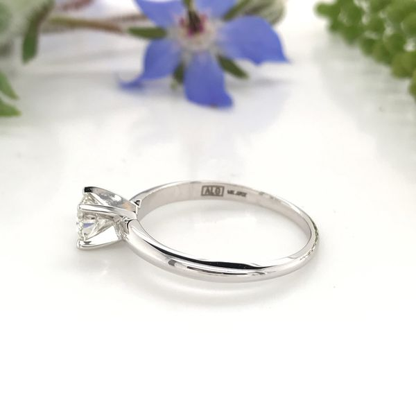 1/2 CT Lab Grown Diamond Solitaire Engagement Ring Image 2 David Douglas Diamonds & Jewelry Marietta, GA