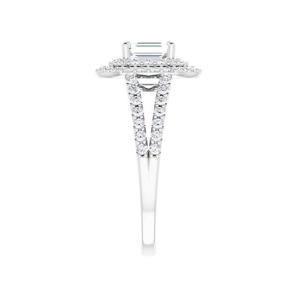 Double Halo Engagement Ring | 4/5 ct Image 4 David Douglas Diamonds & Jewelry Marietta, GA