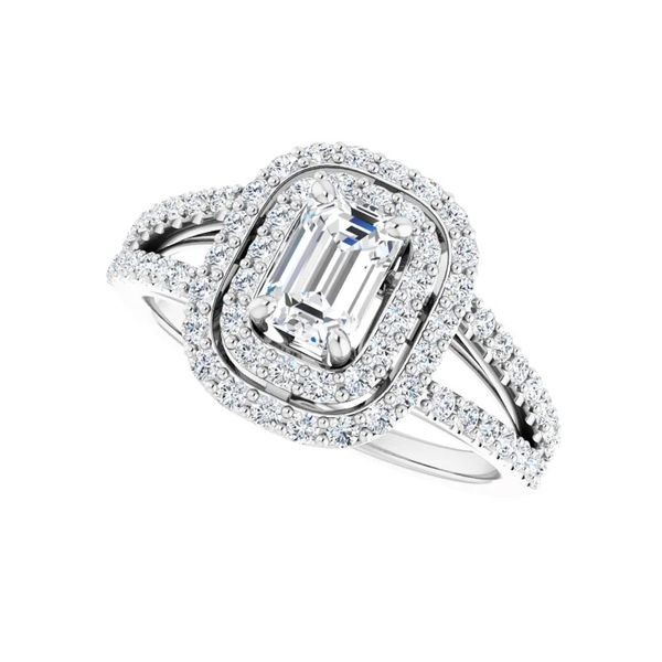 Double Halo Engagement Ring | 4/5 ct Image 5 David Douglas Diamonds & Jewelry Marietta, GA