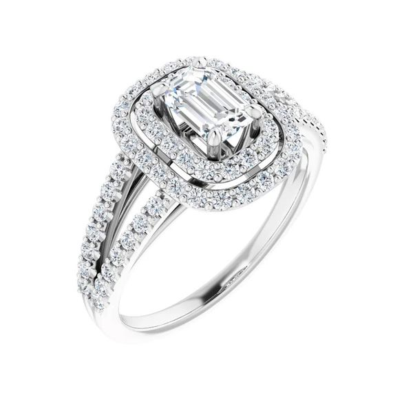 Double Halo Engagement Ring | 4/5 ct David Douglas Diamonds & Jewelry Marietta, GA