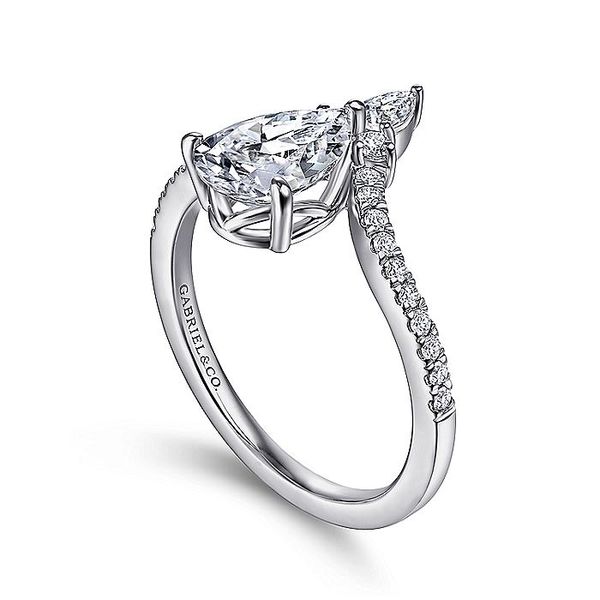14k Free Form Engagement Ring Image 3 David Douglas Diamonds & Jewelry Marietta, GA