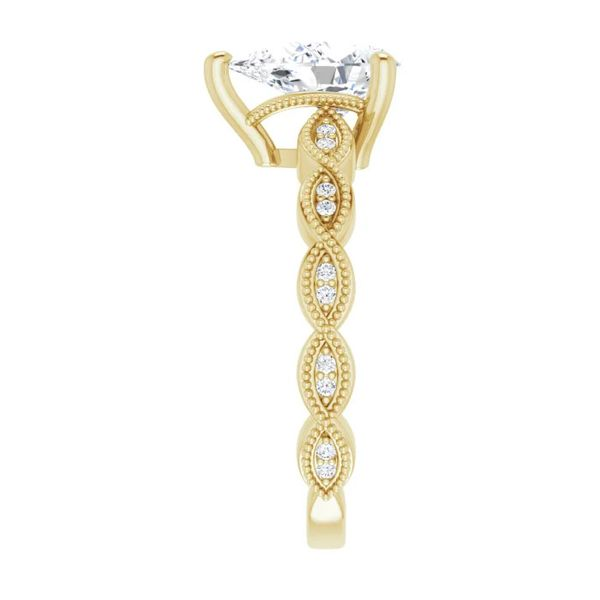 Scallop Style Engagement Ring | 1ct Image 4 David Douglas Diamonds & Jewelry Marietta, GA