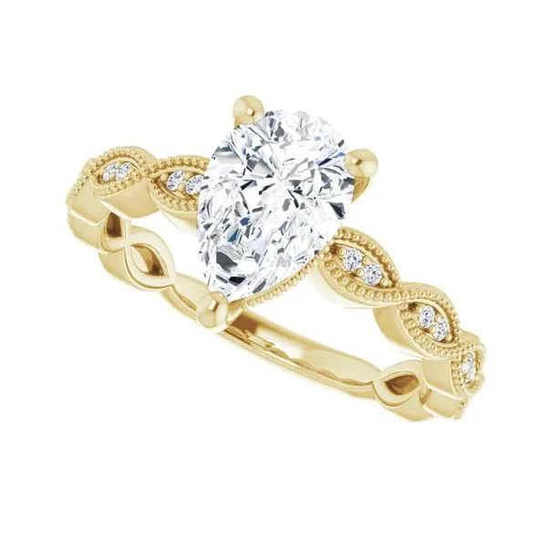 Scallop Style Engagement Ring | 1ct