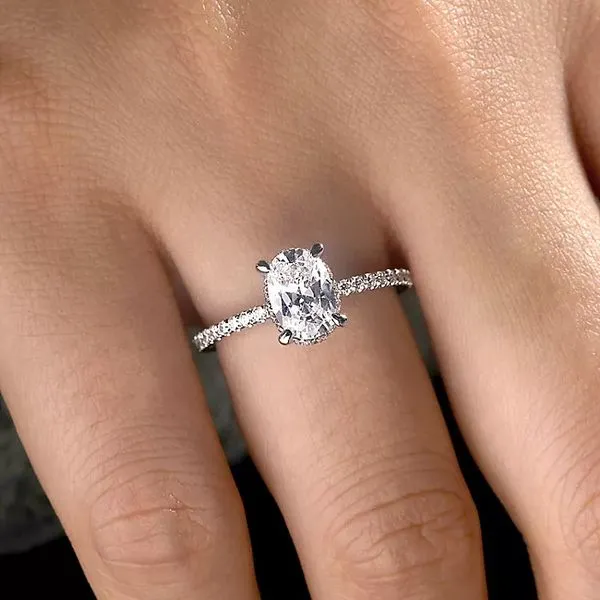 Hidden Halo Engagement Ring Image 5 David Douglas Diamonds & Jewelry Marietta, GA