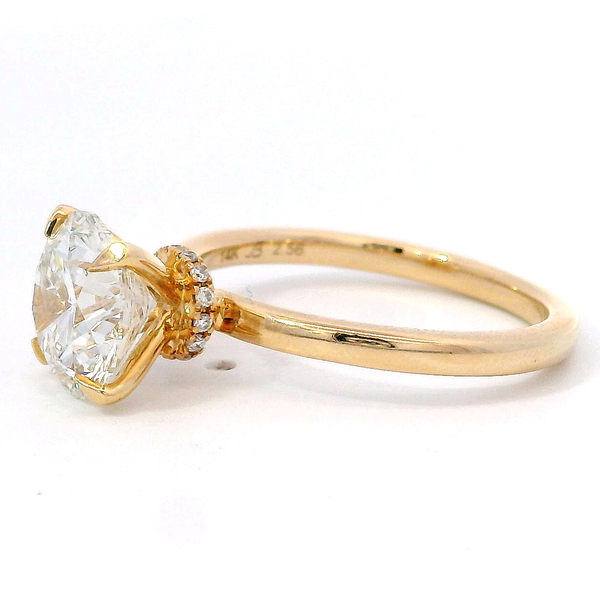 14k Hidden Halo Engagement Ring Image 2 David Douglas Diamonds & Jewelry Marietta, GA
